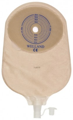 Flair Active® Convex Closed Colostomy Bag - Welland Medical