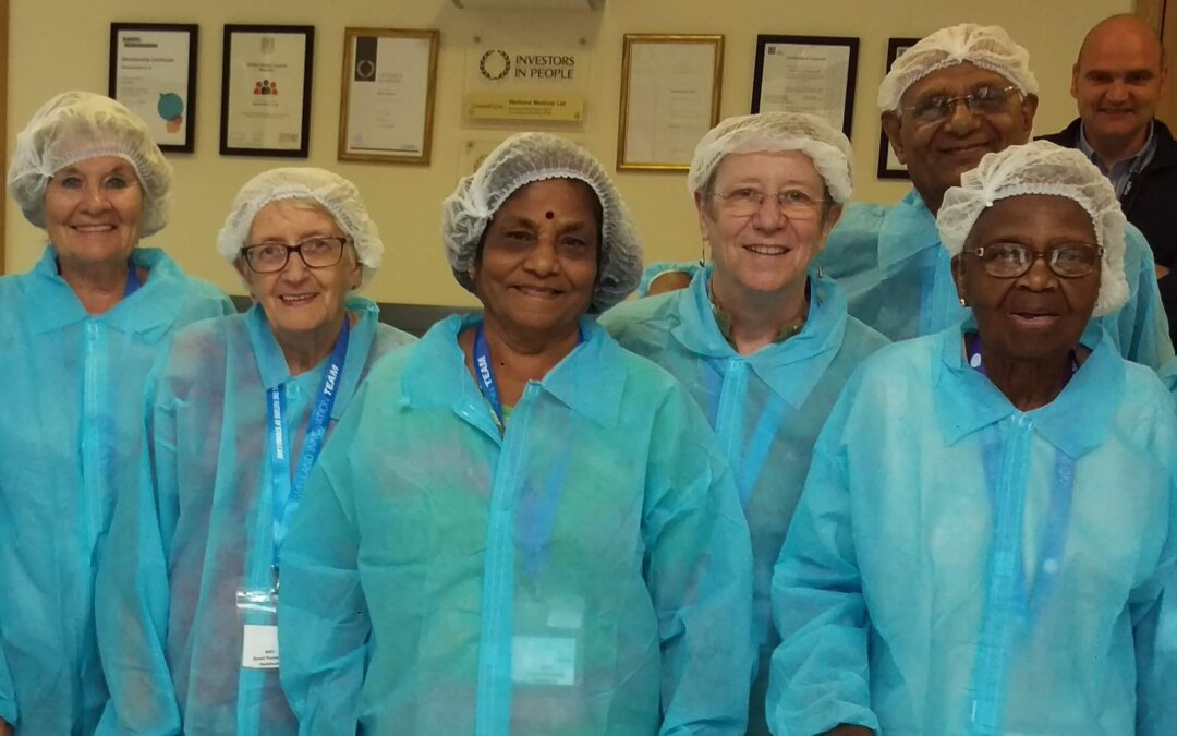 Local ostomates visit our headquarters…