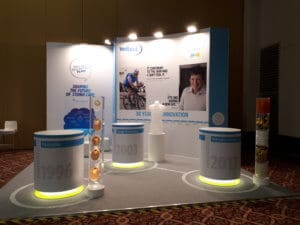 stoma bag exhibition stand